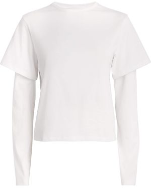 Still Here Organic Cotton 2Tee T-Shirt - White