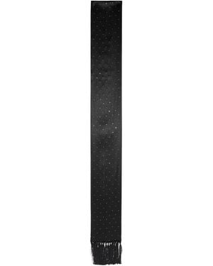 Tom Ford Silk Studded Scarf - Black