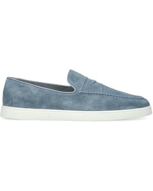 Church's Suede Peebles Slip-On Trainers - Blue