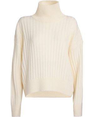 LE17SEPTEMBRE Wool Rollneck Jumper - White