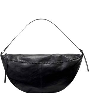 AllSaints Leather Esme Cross-Body Bag - Black