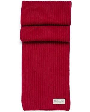 Johnstons of Elgin Cashmere Lovat Scarf - Red