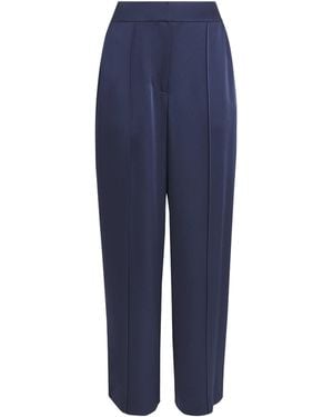 Jonathan Simkhai Satin Kyra Trousers - Blue