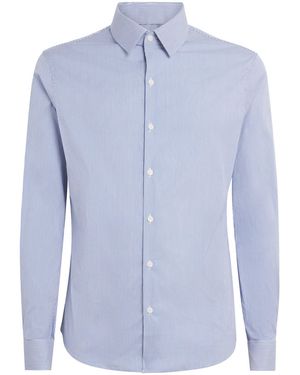 Sandro Cotton Stripe Shirt - Blue