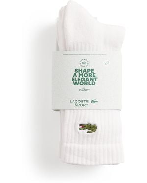 Lacoste Sport Socks - White