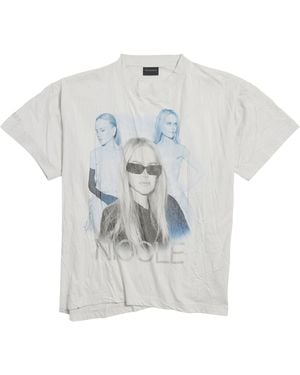 Balenciaga Cotton Nicole T-Shirt - White