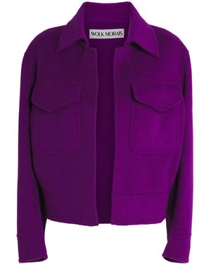 Wolk Morais Cashmere Trocadero Jacket - Purple