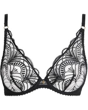 Aubade Vibes Triangle Underwire Bra - Black