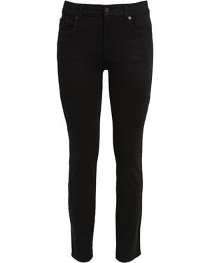 7 For All Mankind Bair Roxanne Slim Jeans - Black