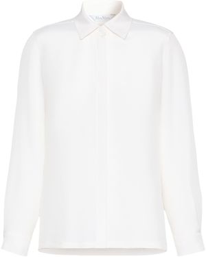 Max Mara Silk Shirt - White