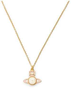 Vivienne Westwood Embellished Tillya Necklace - Metallic