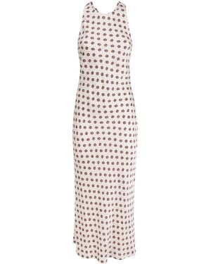 Claudie Pierlot Floral Maxi Dress - White