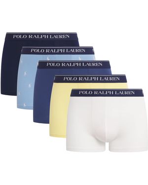 Polo Ralph Lauren Stretch-Cotton Classic Trunks - Blue