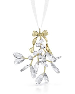 Swarovski Holiday Magic Mistletoe Ornament - Metallic