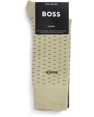 BOSS Logo Socks - Green