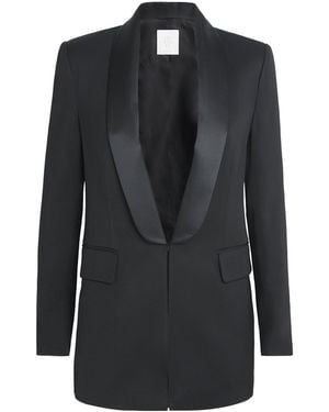 Eleventy Twill Tuxedo Jacket - Black