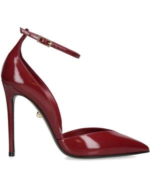 ALEVI Patent Leather Camilla Heeled Court Shoes 110 - Red