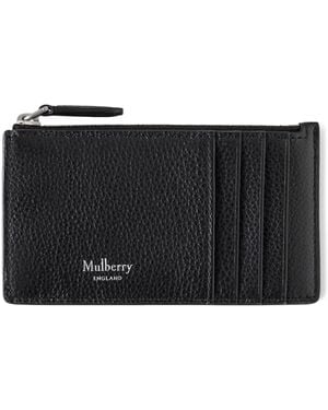 Mulberry Longline Zipped Continental Cardholder - Black