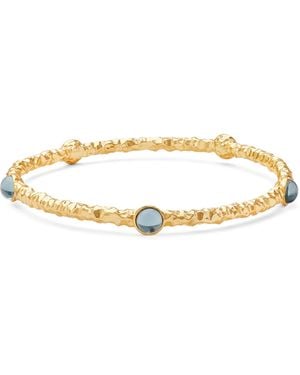 Halcyon Days Plated Cabochon Bangle - Natural