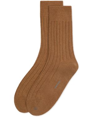 Tom Ford Cashmere-Blend Socks - Brown