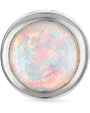 Maria Tash Opal Threaded Stud Earring - White