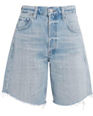 Citizens of Humanity Denim Ayla Shorts - Blue