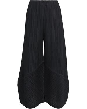 Pleats Please Issey Miyake Thicker Bottoms 2 Trousers - Black