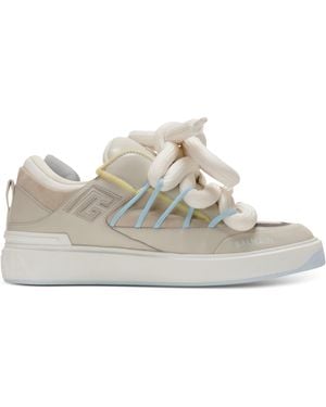 Balmain B-Court Puffy Skate Trainers - White