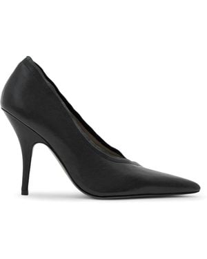 AllSaints Leather Vera Pumps 100 - Black