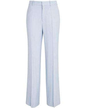 Maje Pleated Tailored Trousers - Blue