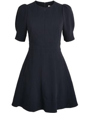 ME+EM Textured Mini Dress - Blue