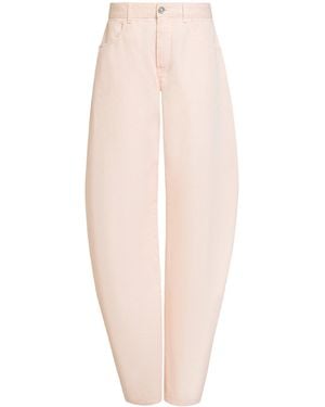 Alaïa Round Jeans - White