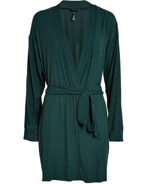 Skims Soft Lounge Robe - Green