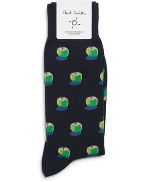 Paul Smith Apple Socks - Blue