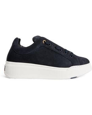 Max Mara Suede Maxisf Trainers - Blue