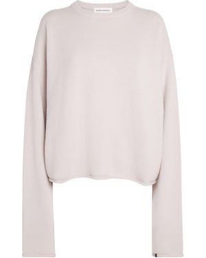 Extreme Cashmere Cashmere-Blend No.426 Comfy Sweater - White