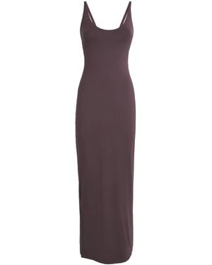 Skims Smooth Lounge Scoop-Neck Maxi Dress - Purple