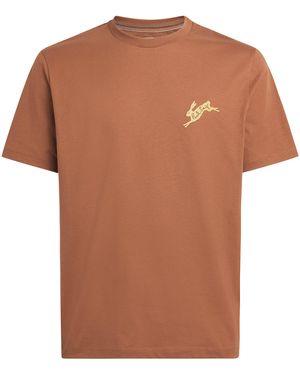 Paul Smith Cotton Bunny Logo T-Shirt - Brown