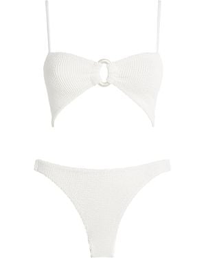 Hunza G Misty Pearl Hoop Bikini - White