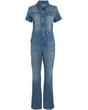 GOOD AMERICAN Fit For Success Jumpsuit - Blue