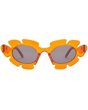 Loewe X Paula's Ibiza Flower Sunglasses - Orange