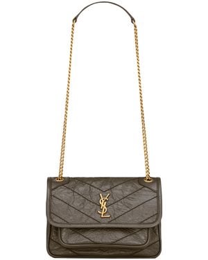 Saint Laurent Mini Niki Shoulder Bag - White