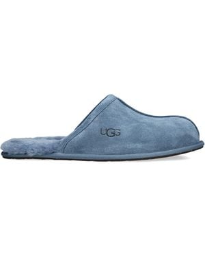 UGG Suede Scuff Slippers - Blue