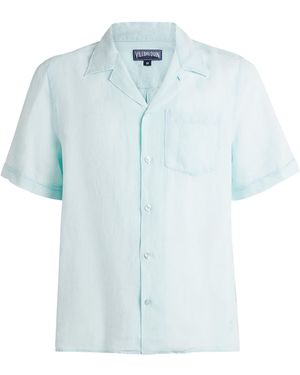 Vilebrequin Linen Charli Shirt - Blue