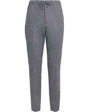 FIORONI CASHMERE Virgin Wool-Cashmere Straight Trousers - Grey