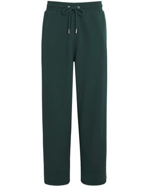 Ami Paris Stretch-Cotton Ami De Coeur Sweatpants - Green