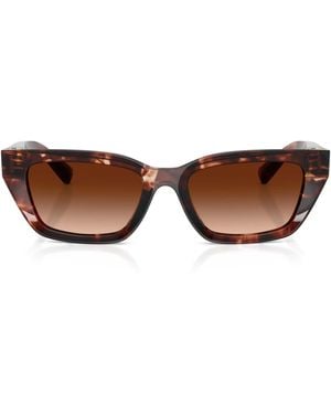 Dolce & Gabbana Tortoise Cat-Eye Sunglasses - Brown