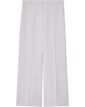 Marina Rinaldi Cady Straight Trousers - White