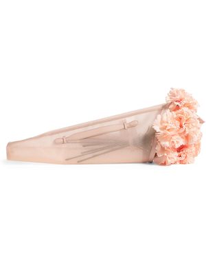 Simone Rocha Carnations Bouquet Clutch Bag - Pink