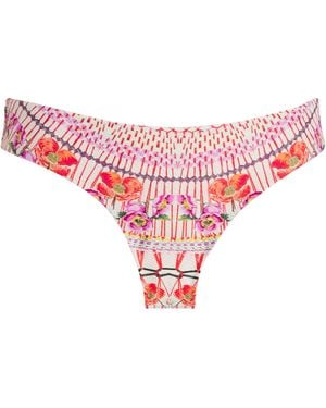 Heidi Klein Pomegranate Bikini Bottoms - Pink